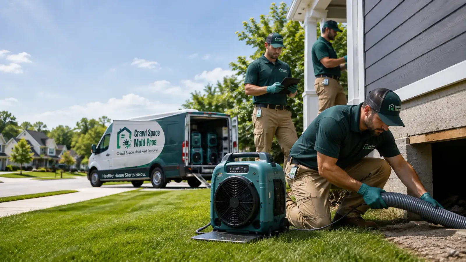 Crawl Space Mold Removal in Galesville, MD